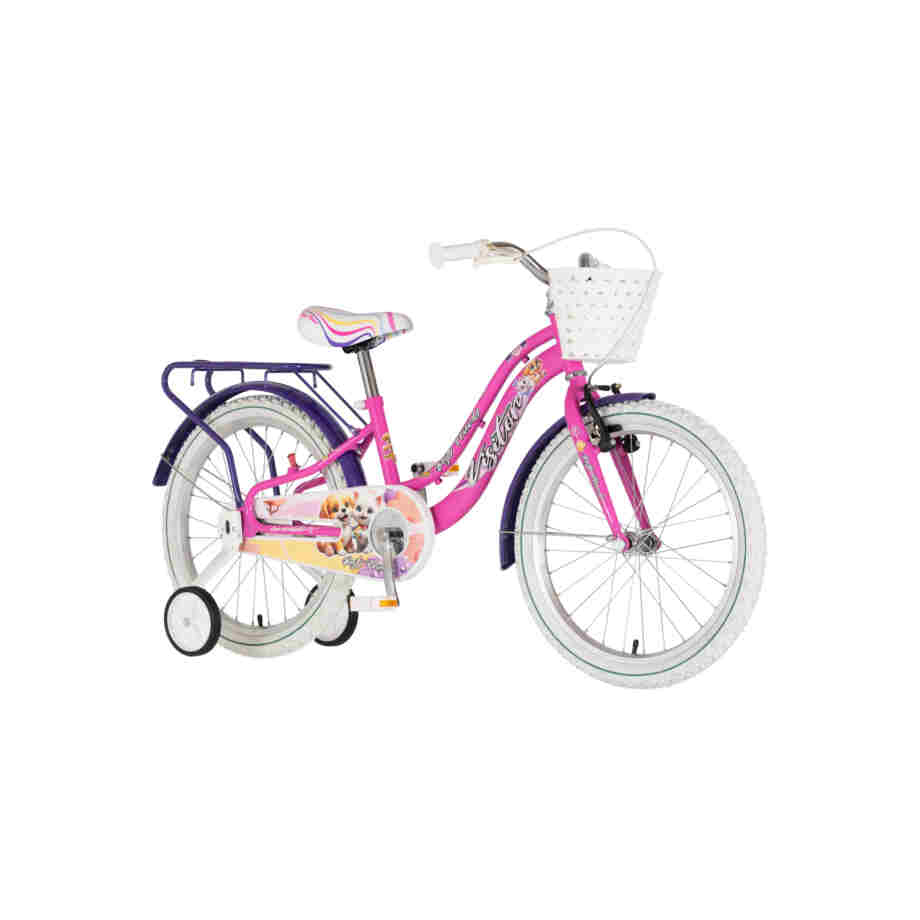 bicikl kids visitor best friend visitor best friend 20 dečiji bicikl roze neon uv sjaj