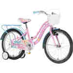 bicikl kids visitor pearl 20 dečiji bicikl visitor pearl 20 cola roze v-brake kontra kočnica