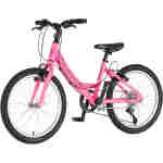 Bicikl junior 20 venssini parma alu 20" alu 12" v-brake 6 brzina 132-155cm (xs) roza bicikl junior 20 venssini parma venssini parma juniorski bicikl 20 inča roza aluminijumski ram v-brake