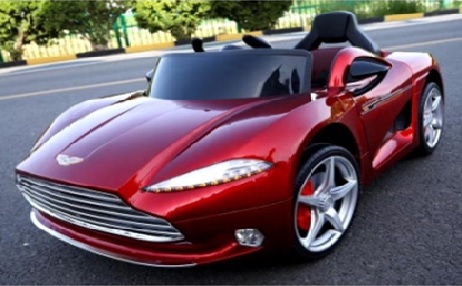 Auto Aston Martin 12V Crveni metalik