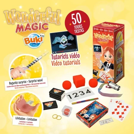 Čudesna magična kutija BUKI sa trikovima razvija kreativnost i pruža deci zabavnu edukativnu igru sa preko 50 trikova