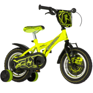 Bicikl kids visitor player 12" 7" v-brake kontra 95-115cm (12") neon žuti uv