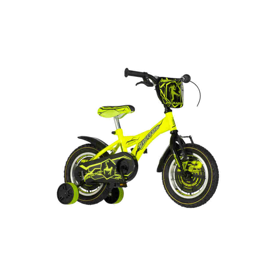 Bicikl kids visitor player 12" 7" v-brake kontra 95-115cm (12") neon žuti uv