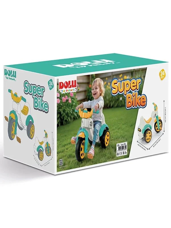 tricikl super bike dolu decije vozilo na pedale za razvoj motorike