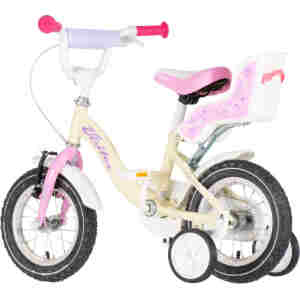 bicikl kids visitor liloo 12 dečiji bicikl visitor liloo 12 inča bež roze mat boja
