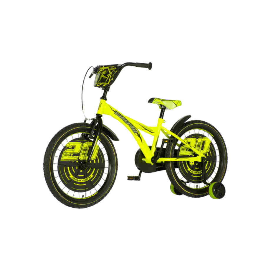 Bicikl kids visitor player 20" 10" v-brake kontra 115-135cm (20") neon žuti uv Bicikl kids visitor player 20" 10" v-brake kontra 115-135cm (20") neon žuti uv