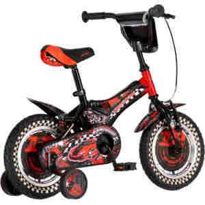 Bicikl kids visitor nitro 12" 9" v-brake kontra 95-115cm (12") crno crvenii bicikl kids visitor nitro 12 visitor nitro dečji bicikl 12 inča crno crvene boje sa
