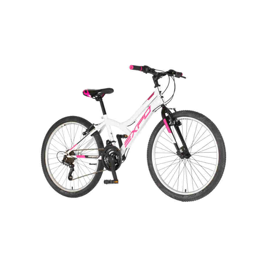 bicikl junior 24 explorer spy explorer spy 24 dečiji bicikl belo roze perla uv sjaj