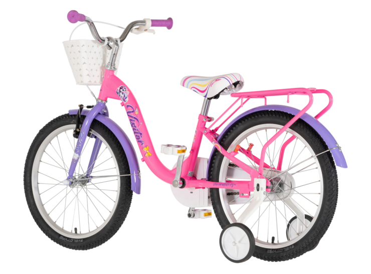 bicikl kids visitor unicorn 20 visitor unicorn 20 dečiji bicikl za devojčice roze uv sjaj
