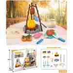SET ZA KAMPOVANJE 27PCS set za kampovanje 27pcs kamperski set za igru sa 27 delova od bezbedne plastike