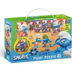 podne puzzle the smurfs 40pcs sa motivom štrumpfova za decu
