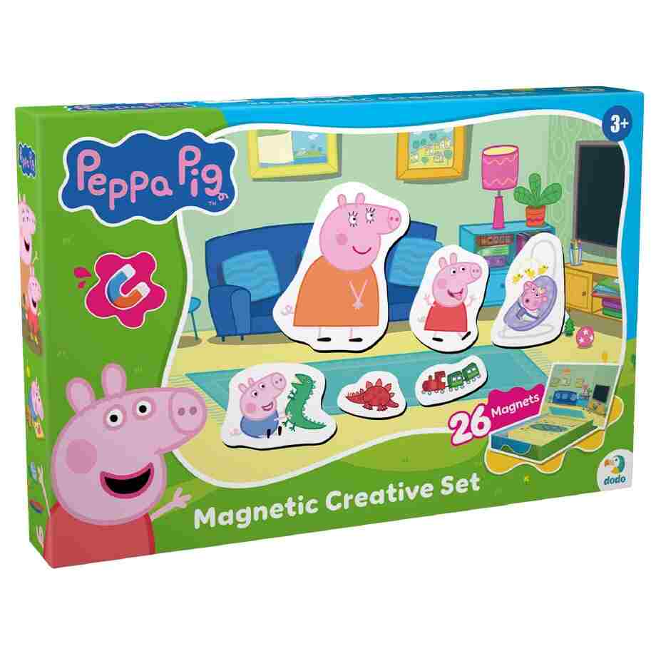 set magneta pepa prase u pakovanju dimenzija 21,5 x 32 x 4 cm