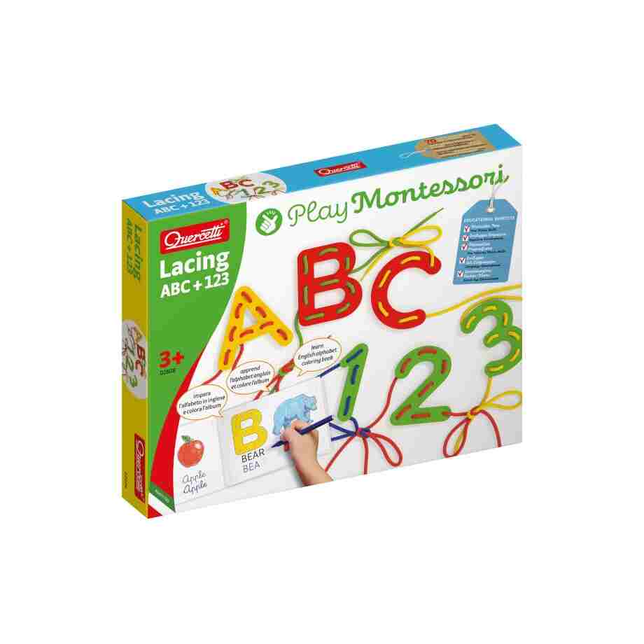 montesori slova i brojevi edukativni set sa slovima brojevima nitima i bojankom