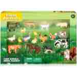 set zivotinja 18 set životinja 18 pcs figurice sa farme divlje životinje i kućni ljubimci