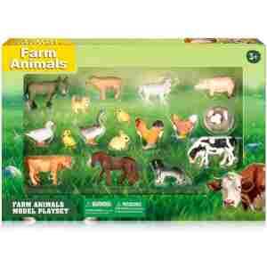 set zivotinja 18 set životinja 18 pcs figurice sa farme divlje životinje i kućni ljubimci