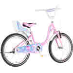 Bicikl kids visitor kitty 20" 11" v-brake kontra 115-135cm (20") roze bicikl kids visitor kitty 20 bicikl kids visitor kitty roze sa točkovima od 20 inča