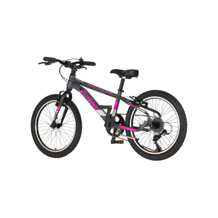 Bicikl junior 20 visitor radiance 20" 11" v-brake 6 brzina 120-142cm (xxs) sivi bicikl junior 20 visitor radiance visitor radiance 20 inča sivi juniorski bicikl 6 brzina v-brake