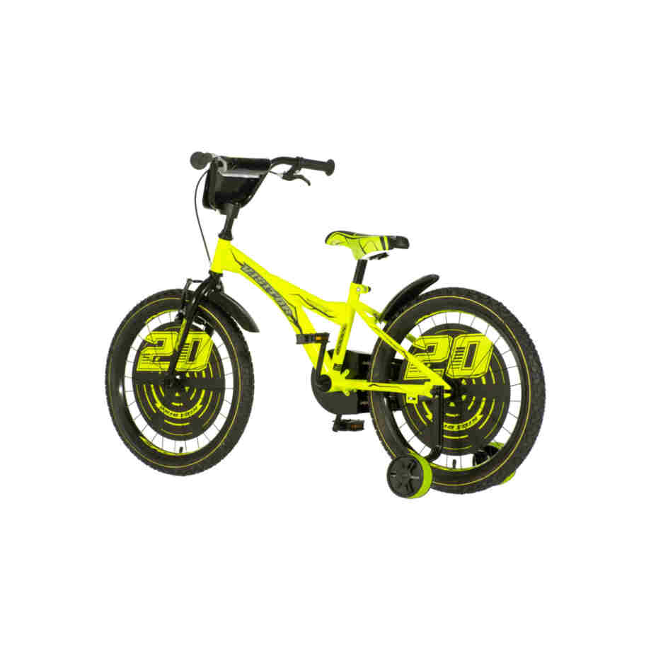 Bicikl kids visitor player 20" 10" v-brake kontra 115-135cm (20") neon žuti uv Bicikl kids visitor player 20" 10" v-brake kontra 115-135cm (20") neon žuti uv