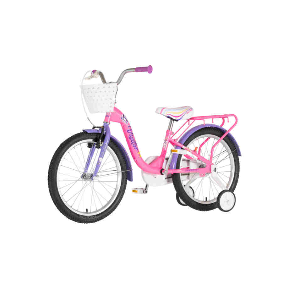 bicikl kids visitor unicorn 20 visitor unicorn 20 dečiji bicikl za devojčice roze uv sjaj