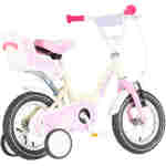 Bicikl kids visitor liloo 12" 8" v-brake kontra 95-115cm (12") bež roze mat bicikl kids visitor liloo 12 dečiji bicikl visitor liloo 12 inča bež roze mat boja