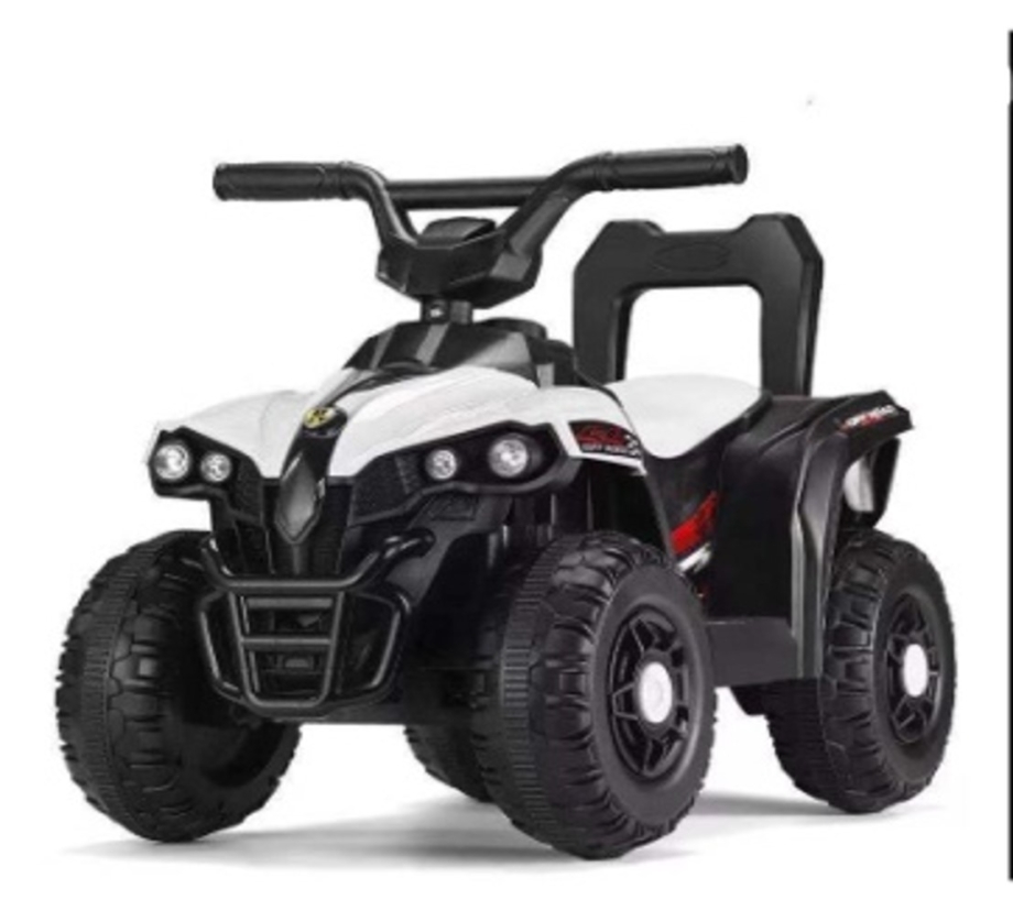 Beli mini quad na akumulator 6V Beli mini quad na akumulator 6V za decu sa LED svetlima