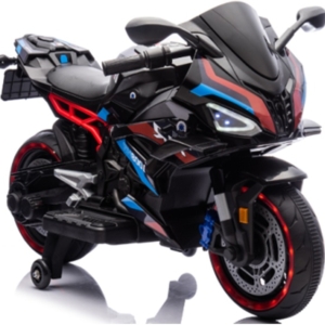 motor sportski 2 točka crni električni vozilo za decu