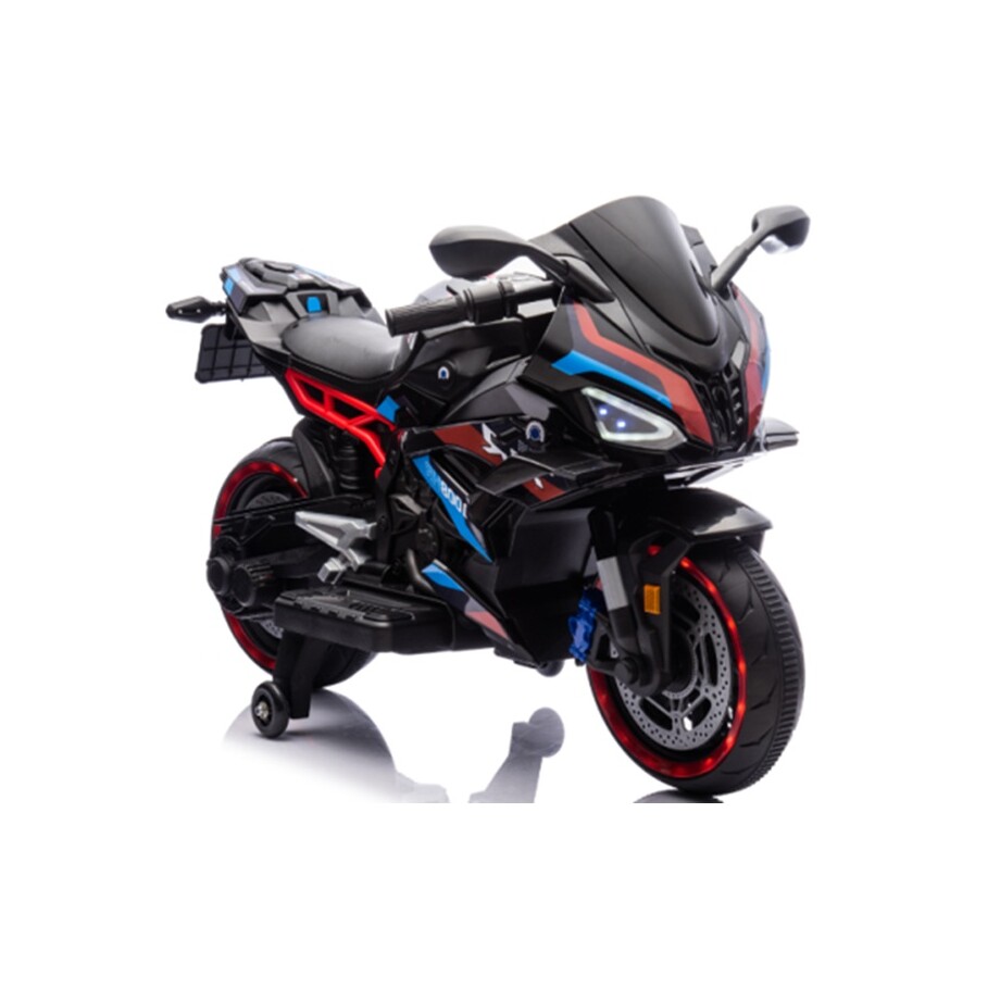 motor sportski 2 točka crni električni vozilo za decu