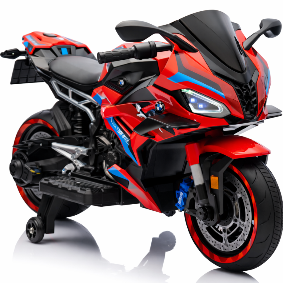 motor sportski 2 točka crveni električni vozilo za decu