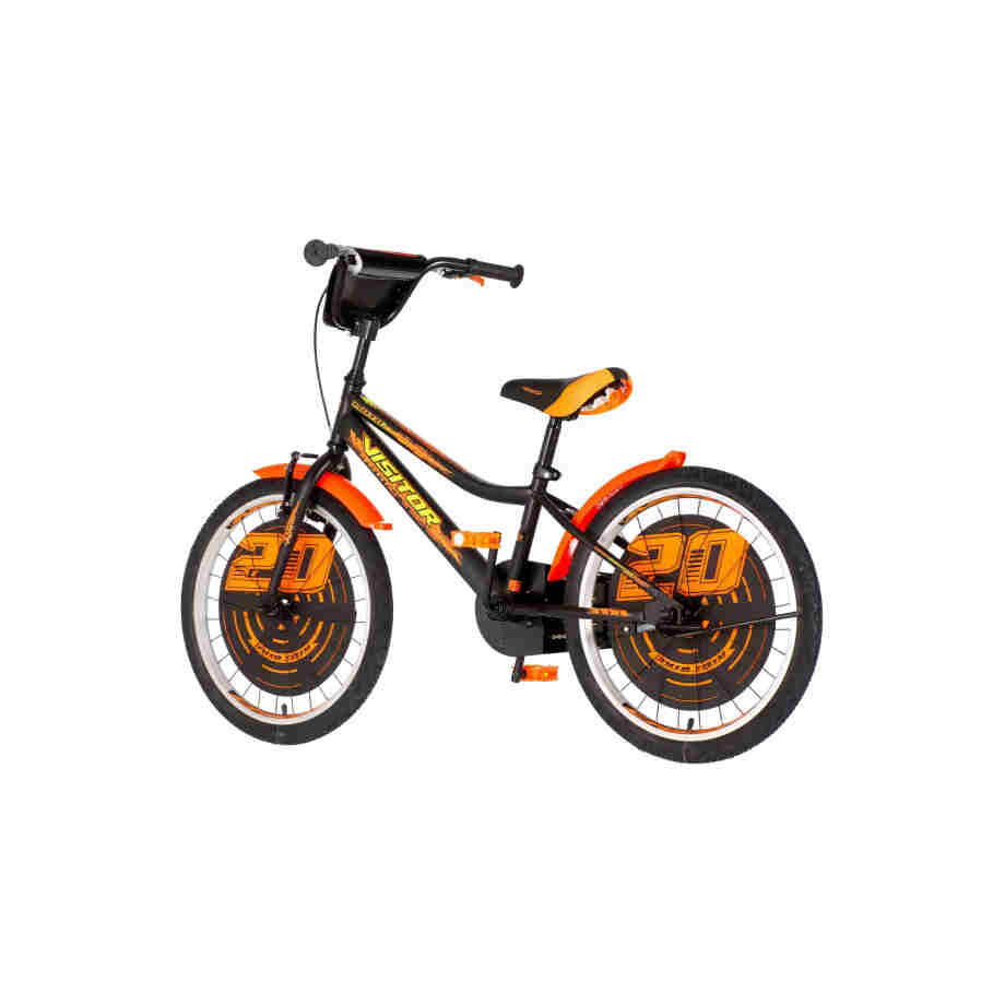 Bicikl kids visitor motocross 20" 10" v-brake kontra 115-135cm (20") crno narandžasti polu mat oDZ 1203066 13