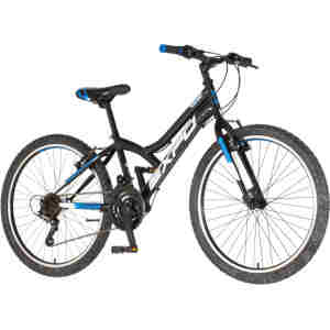 bicikl junior 24 explorer spy crno plavi sjaj uv 24 inča v-brake