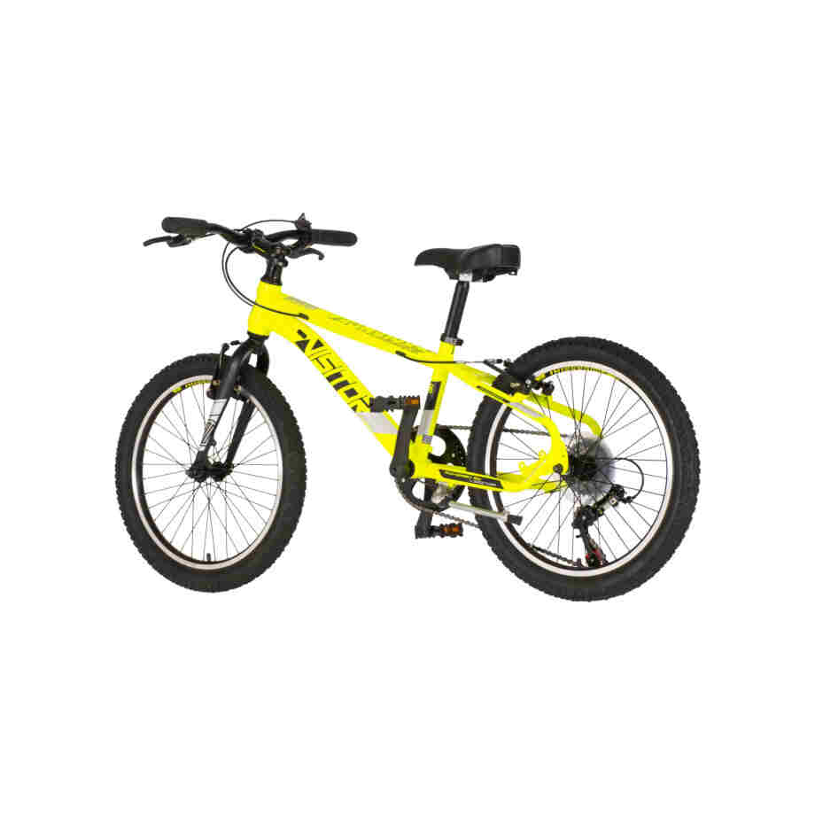 Bicikl junior 20 visitor radiance 20" 11" v-brake 6 brzina 120-142cm (xxs) neon žuti bicikl junior 20 visitor radiance visitor radiance 20 junior bicikl neon žuti v-brake 6 brzina