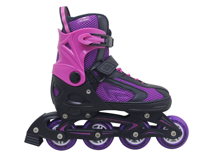 roler_pw126b_10_crno_rozo_ljubicasta_alu_xs29_32_abec5_pu_tockici Roler xs (29-32) crno rozo ljubičasti alu abec-5 pu točkići