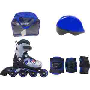 Roler dečiji set xs (26-29) plavi pvc abec-5