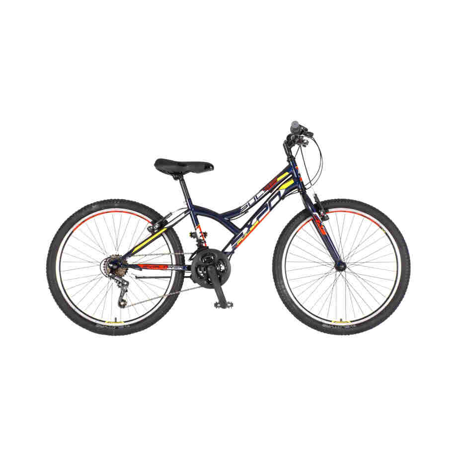 bicikl junior 24 explorer spy plavi planinski sa v-brake kočnicama