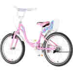 Bicikl kids visitor kitty 20" 11" v-brake kontra 115-135cm (20") roze bicikl kids visitor kitty 20 bicikl kids visitor kitty roze sa točkovima od 20 inča