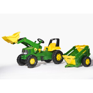 Traktor J.D. sa prik. i utovar