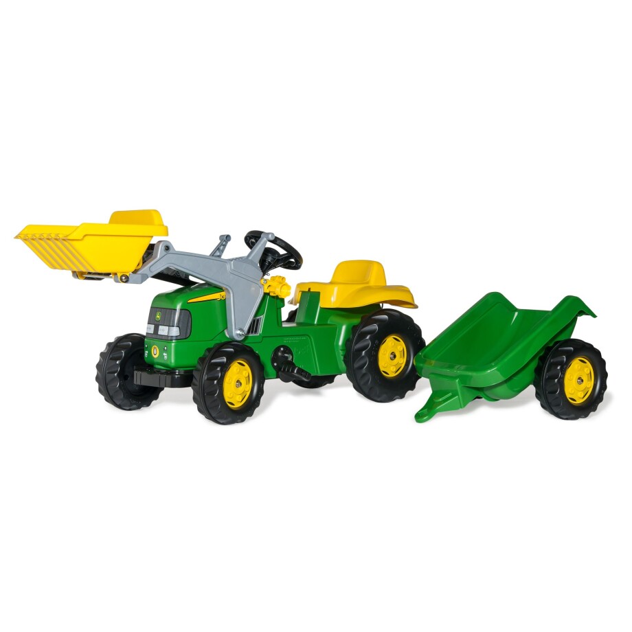 Traktor Rolly kid John Deere sa prikolicom i utovarivačem