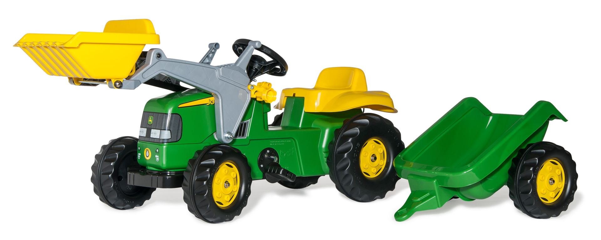 Traktor Rolly kid John Deere sa prikolicom i utovarivačem Traktor Rolly kid John Deere sa prikolicom i utovarivačem