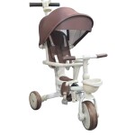 Tricikl sa tendom 5u1- Braon- Balans bike Tricikl sa tendom 5u1- Braon- Balans bike