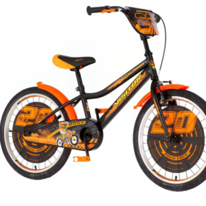 Bicikl kids visitor motocross 20" 10" v-brake  kontra 115-135cm (20") crno narandžasti polu mat