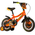 Bicikl kids visitor motocross 12" 8" v-brake  kontra 95-115cm (12") neon narandžasti uv - Slika 1