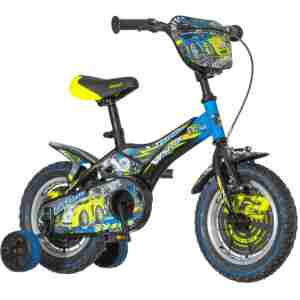 bicikl kids visitor turbo 12 inča crno plavi za decu