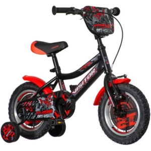 bicikl kids visitor xtreme 12 visitor xtreme dečji bicikl 12 inča crno crveni sa kontra