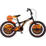 Bicikl kids visitor basket 20" 10" v-brake  kontra 115-135cm (20") crno narandžasti - Slika 2