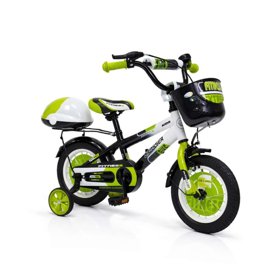 Dečija bicikla 12'' Fitness Crno-Zeleni Dečija bicikla 12'' Fitness Crno-Zeleni