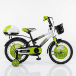 Dečija bicikla 16'' Fitness Crno - Zelena Dečija bicikla 16'' Fitness Crno - Zelena - Slika 1