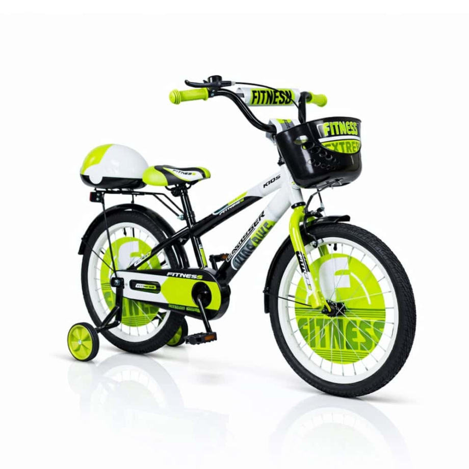 Dečija bicikla 20'' Fitness Crno - Zelena