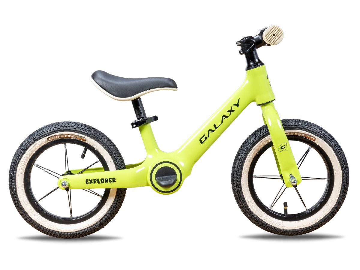 Balance bike 12" GALAXY EXPLORER zelena