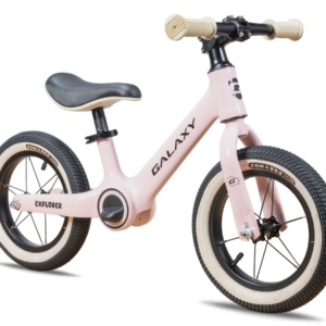Balance bike 12" GALAXY EXPLORER roza