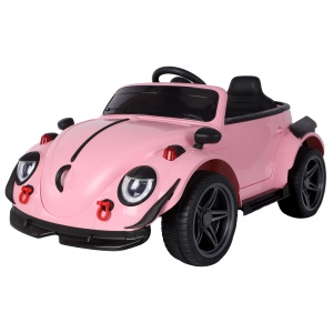 Auto na baterije Retro buba pink